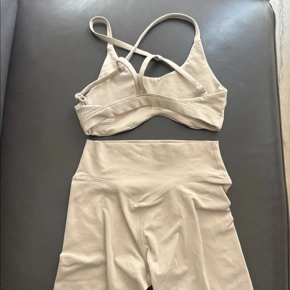 Bombshell Sportswear Tan Activewear Set - Picture 2 of 2